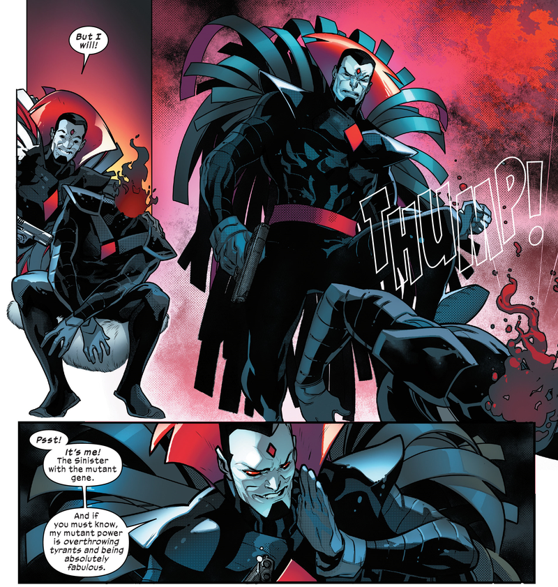 Sinister is replaced by, well, Sinister.